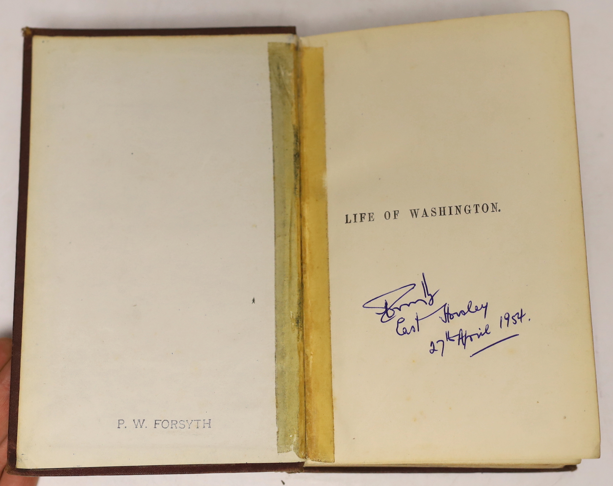 Washington Irving's Life of Washington, 4 volumes, George Bell 1882